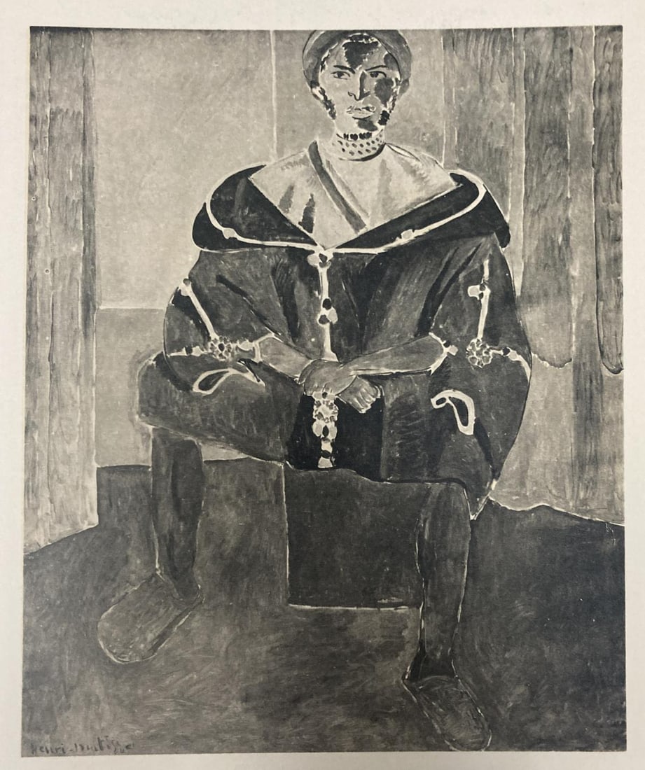 Henri Matisse (After) - Portrait 13 (Double Sided Single Sheet): Artist: Henri Matisse (After) Title: Portrait 13 (Double Sided Single Sheet) Year: 1954 Dimensions: 7 1/2`in. by 9 7/16in. Edition: From the rare limited edition Pu