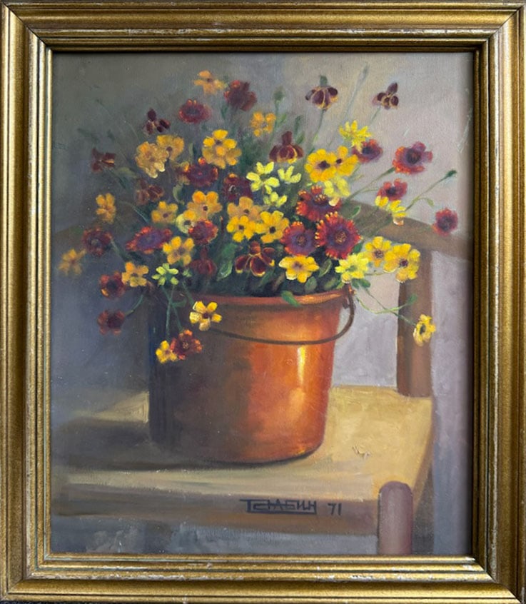 Unknown Artist - Untitled: Artist: Unknown ArtistTitle: UntitledDimensions: 20 x 24 in.Medium: Acrylic Paint on canvasCondition: ExcellentComes with Letter of authenticity and guaranteed in perpetuity