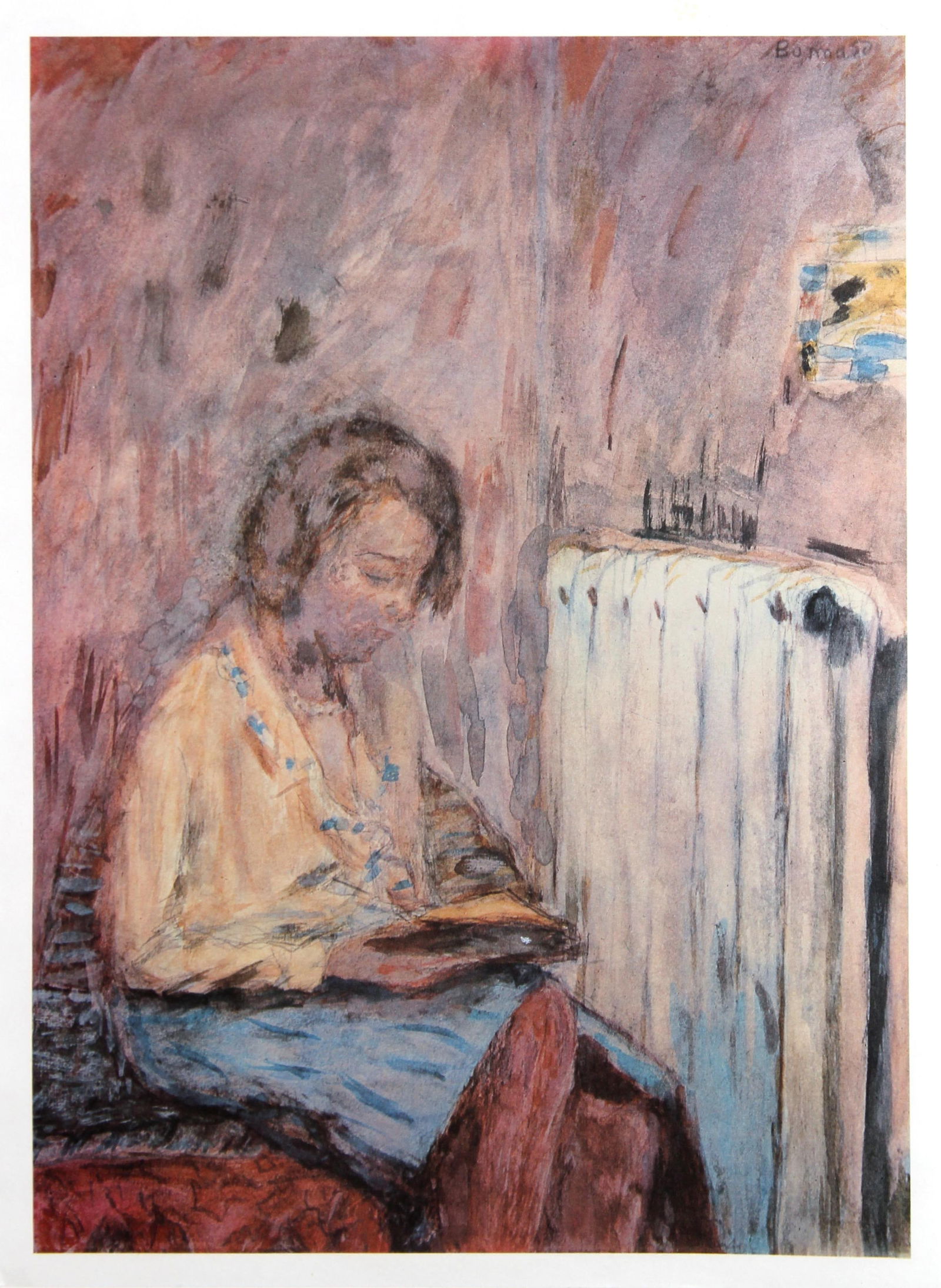 Pierre Bonnard - Tavola 3: Artist: Pierre Bonnard Title: Tavola 3 Year: 1961 Dimensions: 9.5in. by 12.5in. Edition: From the limited edition of 450 Publisher: Grafiche Milani Editrice e Societa Milan