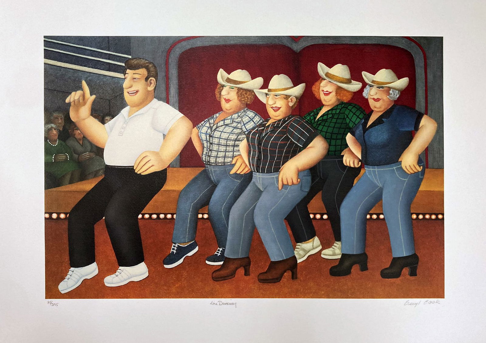 Beryl Cook - Line Dancing (1 of 1)