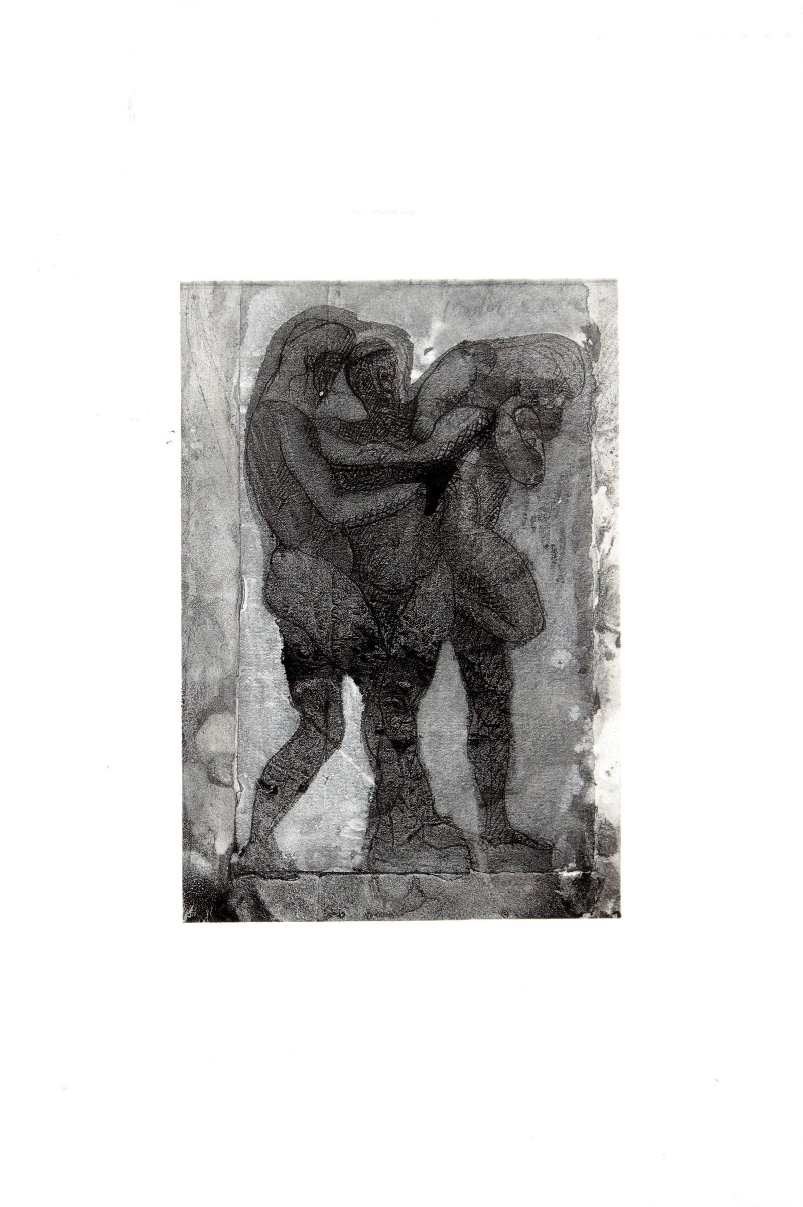 Auguste Rodin (After) - Untitled: Artist: Auguste Rodin (After)Title: UntitledYear: 1897Dimensions: 12in. by 9.5in.Edition: From the limited edition of 125Suite: Albums GoupilMedium: Original collotype on paperCondition:
