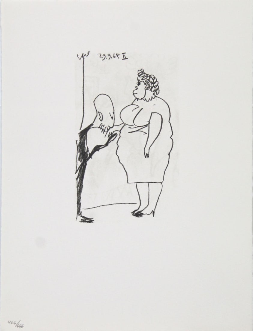 Pablo Picasso (After)- Untitled (29.9.64 II) (1 of 1)