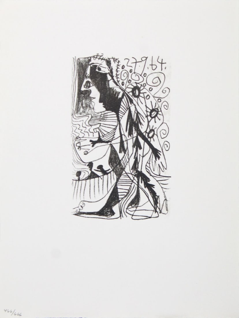 Pablo Picasso (After)- Untitled (27.9.64) (1 of 1)