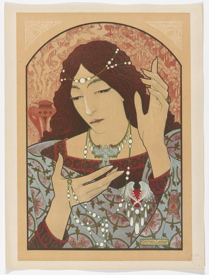 Marcel Lenoir - Invocation (L'Estampe Moderne I): Artist: Marcel LenoirTitle: Invocation (L'Estampe Moderne I)Year: 1897Dimensions: 12in. by 16in.Medium: Original lithograph on paperCondition: ExcellentSignature Details: Dry stamp of modern printer