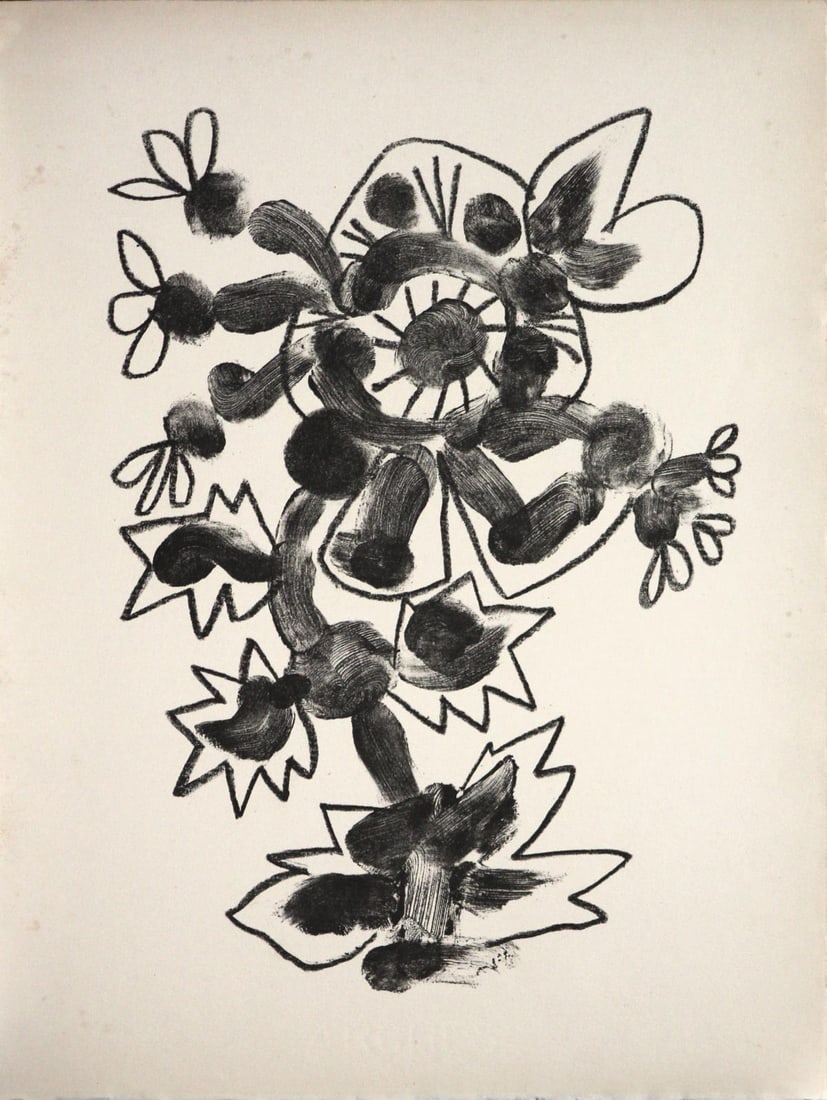 Pablo Picasso - De Memoire D: Artist: Pablo PicassoTitle: De Memoire D'Homme II MourlotYear: 1950Dimensions: 13in. by 9 3/4in.Edition: From the rare limited edition of 300Suite: De Memoir D'HommeMedium: Original lithograph on