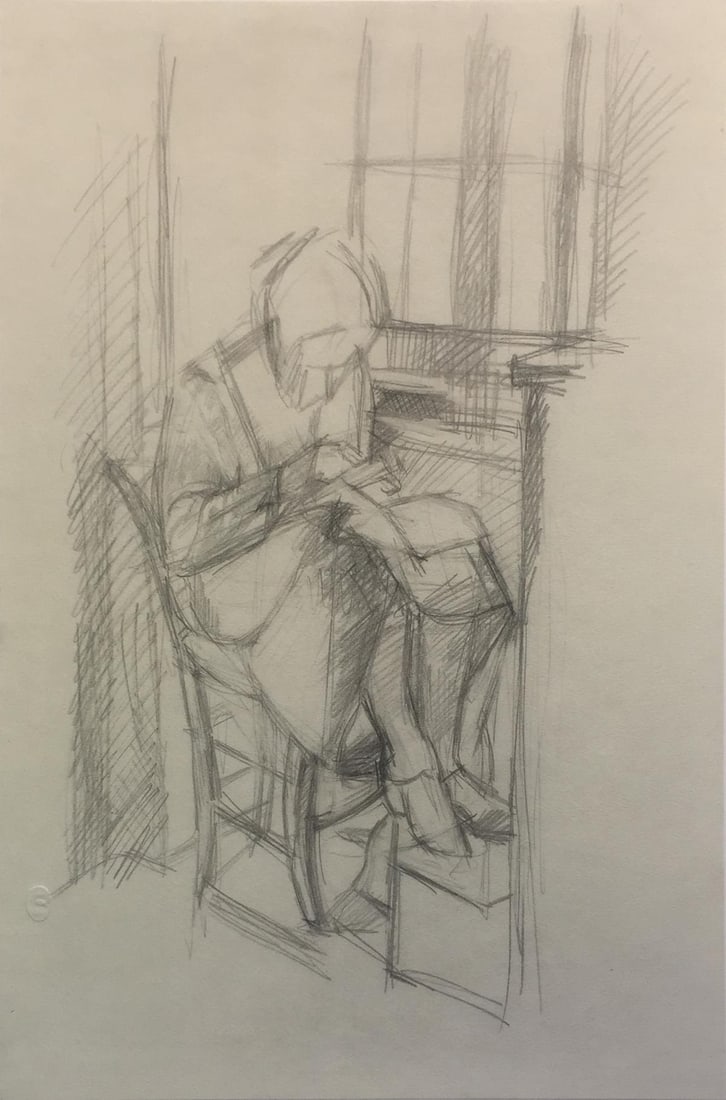 Alberto Giacometti - Ritratto Della Sorella Ottilia: Artist: Alberto GiacomettiTitle: Ritratto Della Sorella OttiliaYear: 1959Dimensions: 17 3/4in. by 22in.Edition: From the rare limited edition of 1245Publisher: Giulio Einaudi TurinSuite: