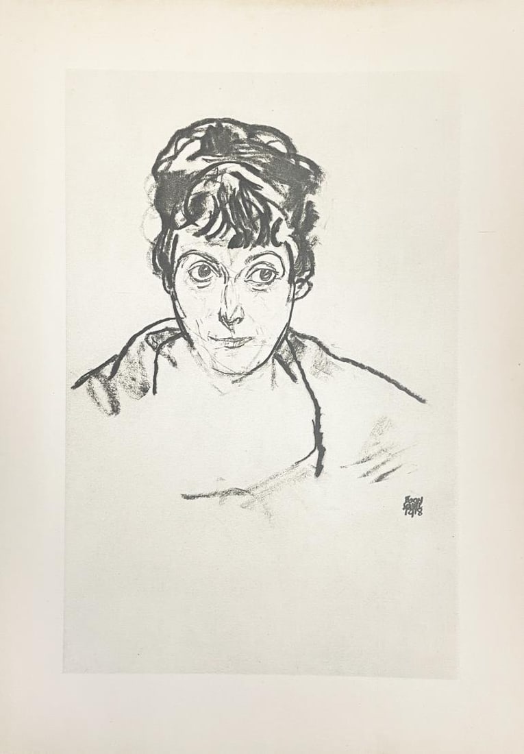 Egon Schiele (After) - Portrait of a Lady (1 of 1)