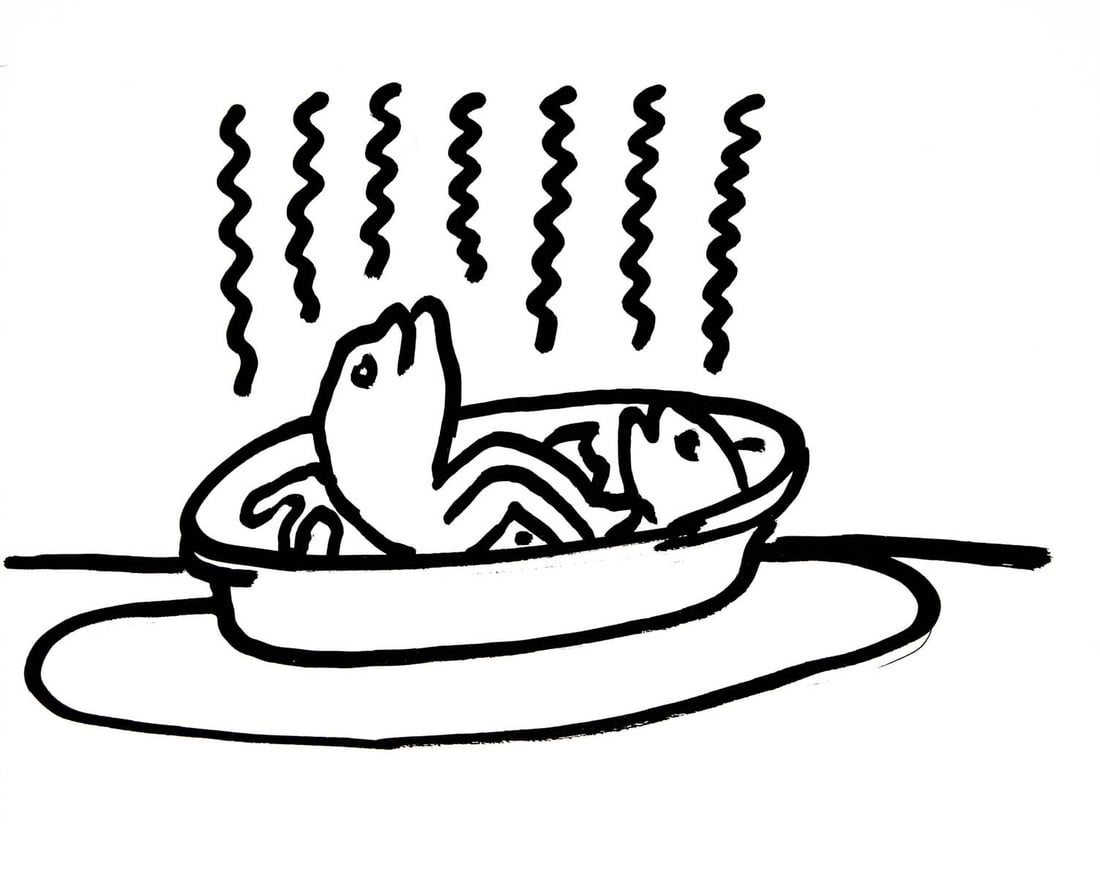 Keith Haring - Fault Lines: Artist: Keith Haring Title: Fault Lines Year: 1986 Dimensions: 8.7in. by 11.2in. Edition: From the rare limited edition of 200 Publisher: Edition Schellmann & Kluser