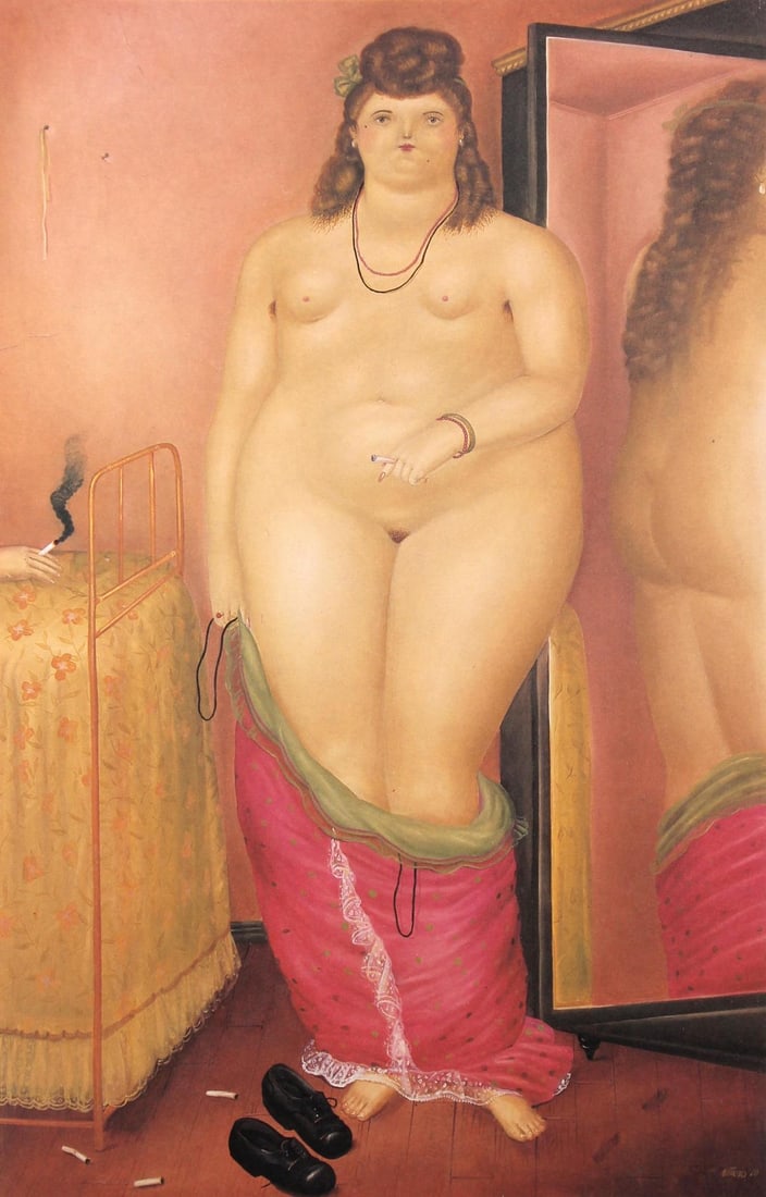 Fernando Botero (after) - Amparo: Artist: Fernando Botero (after) Title: Amparo Year: 1983 Dimensions: 16in. by 12in. Edition: From the limited edition of 200 Publisher: Harry N. Abrams Inc. New