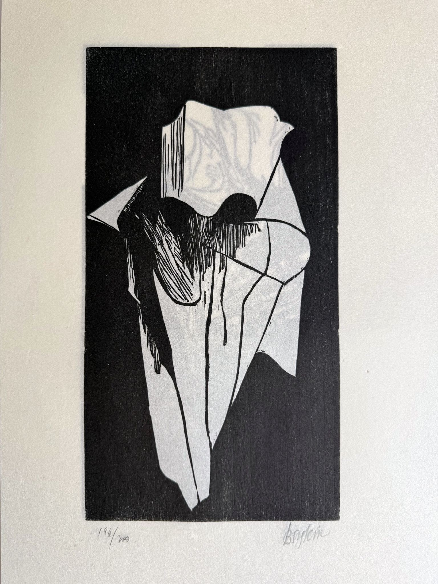 Leonard Baskin - Untitled Woodblock from ""Othello"" 1973 (1 of 1)