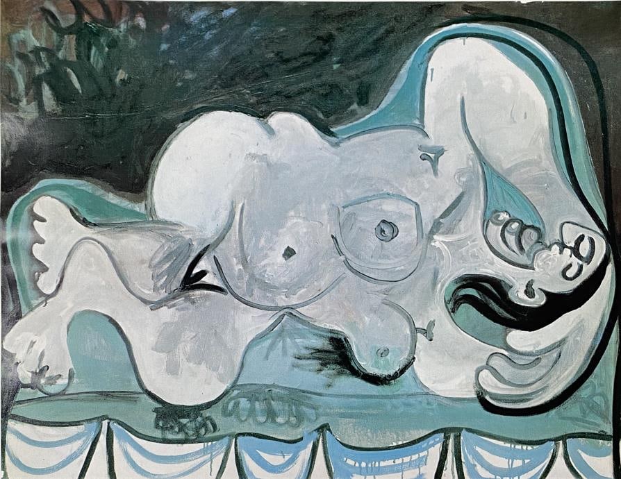 Pablo Picasso - Untitled Woman II (After): Artist: Pablo PicassoTitle: Untitled Woman IIYear: 1964Dimensions: 7.5in. by 9.25in.Edition: From the Rare Limited Edition of 150Publisher: Editions Cercle d'Art ParisSuite: Les Dames de