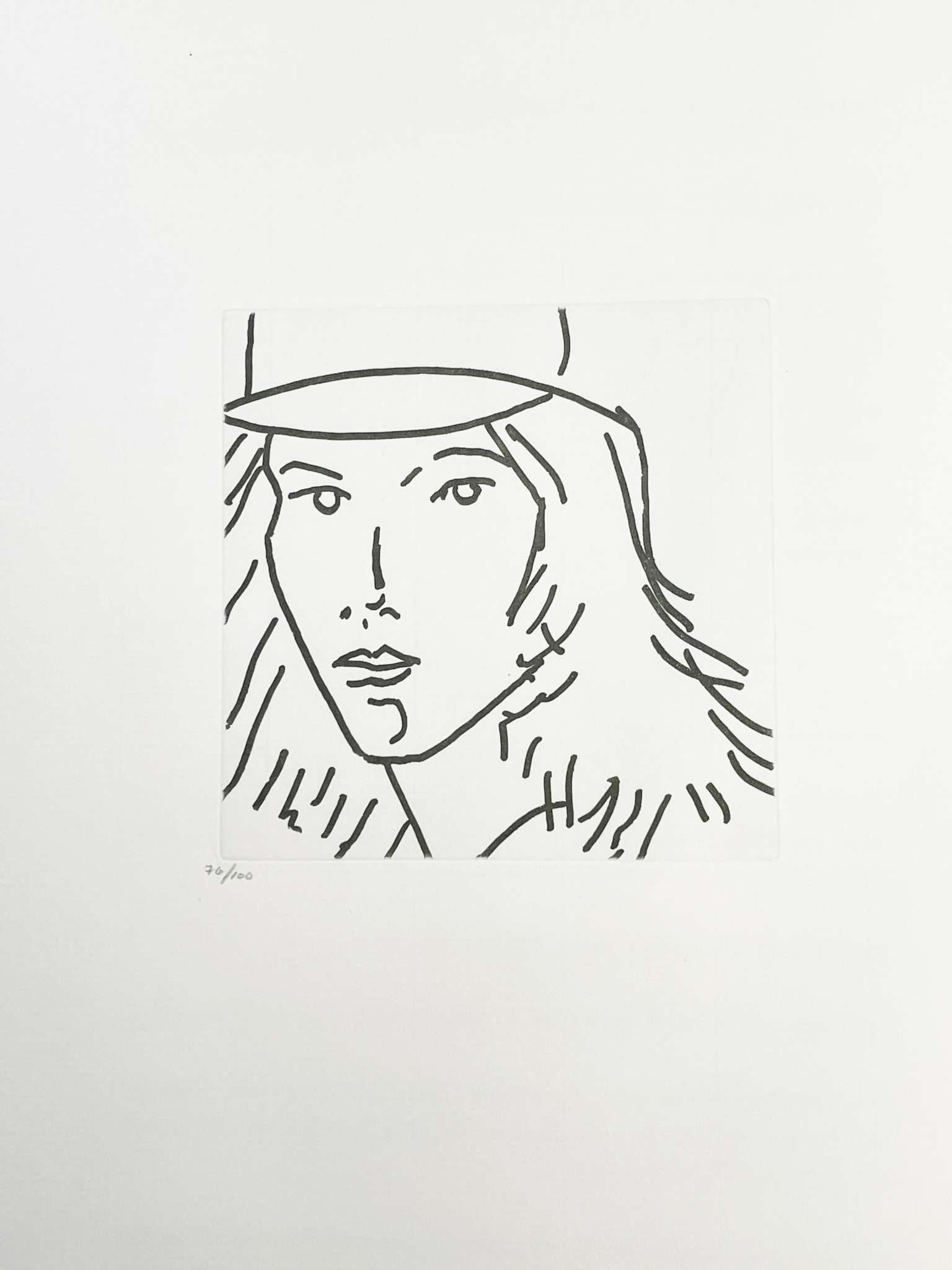 Alex Katz - Shelter: Artist: Alex Katz Title: Shelter Year: 2005 Edition: From the rare limited edition of 100 Publisher: Arion Press Suite: Gloria Medium: Original E