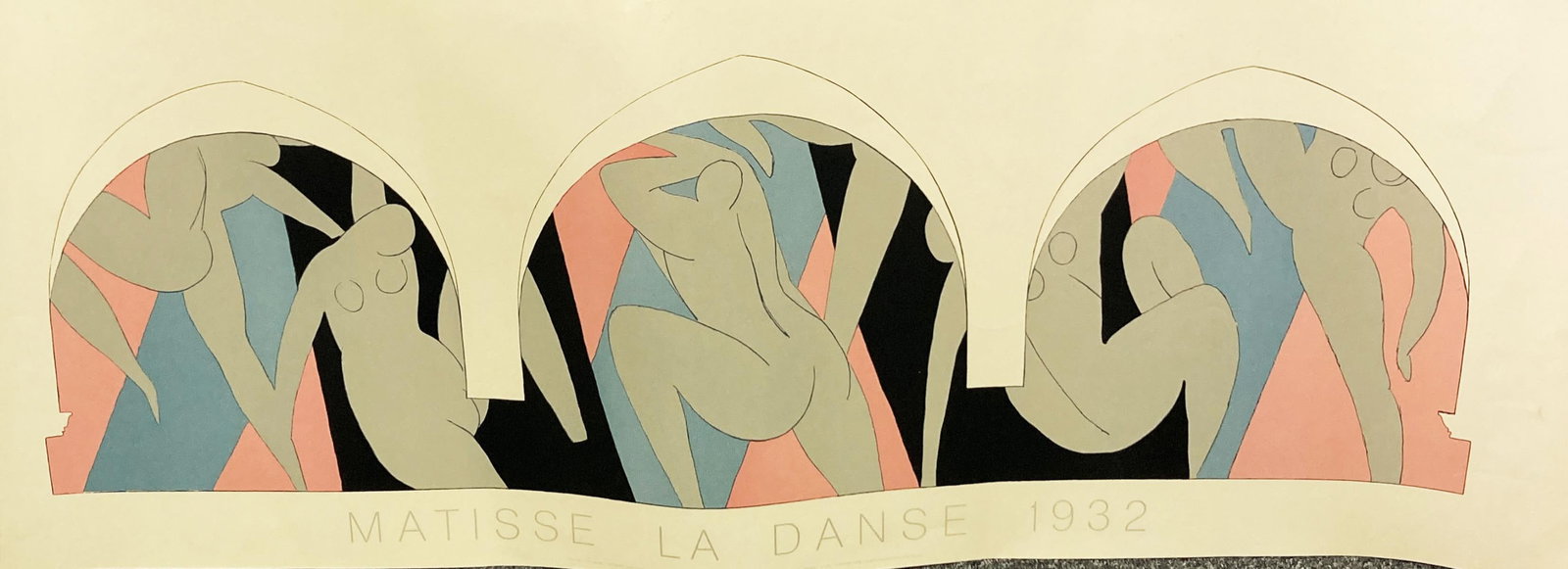 Henri Matisse - Dance Poster: Artist: Henri Matisse Title: Dance Poster Year: 1932 Dimensions: 20.5in. by 27in. Edition: From the rare limited edition Medium: Lithograph Condition