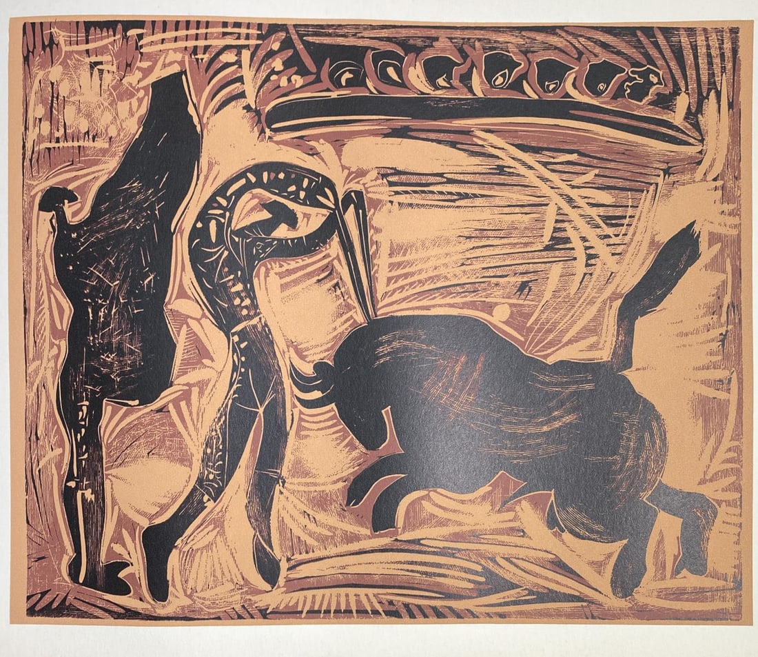 Pablo Picasso - Picador I: Artist: Pablo Picasso Title: Picador I Year: 1962 Dimensions: 12.75in. by 15.5in. Edition: From a rare limited edition Publisher: Verlag Gerd Hatje Stuttgart