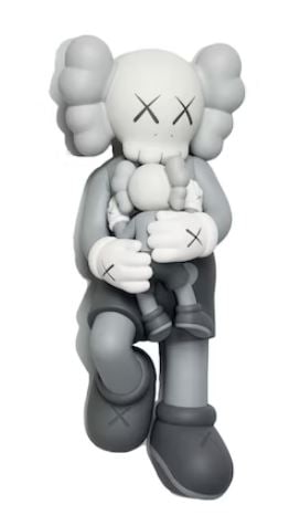 KAWS - HOLIDAY Singapore Vinyl Grey: Artist: KAWS Title: HOLIDAY Singapore Vinyl Grey Year: 2021 Dimensions: 10.5in. by 5.25in. Edition: From the Rare Limited Edition Suite: Singapore Me
