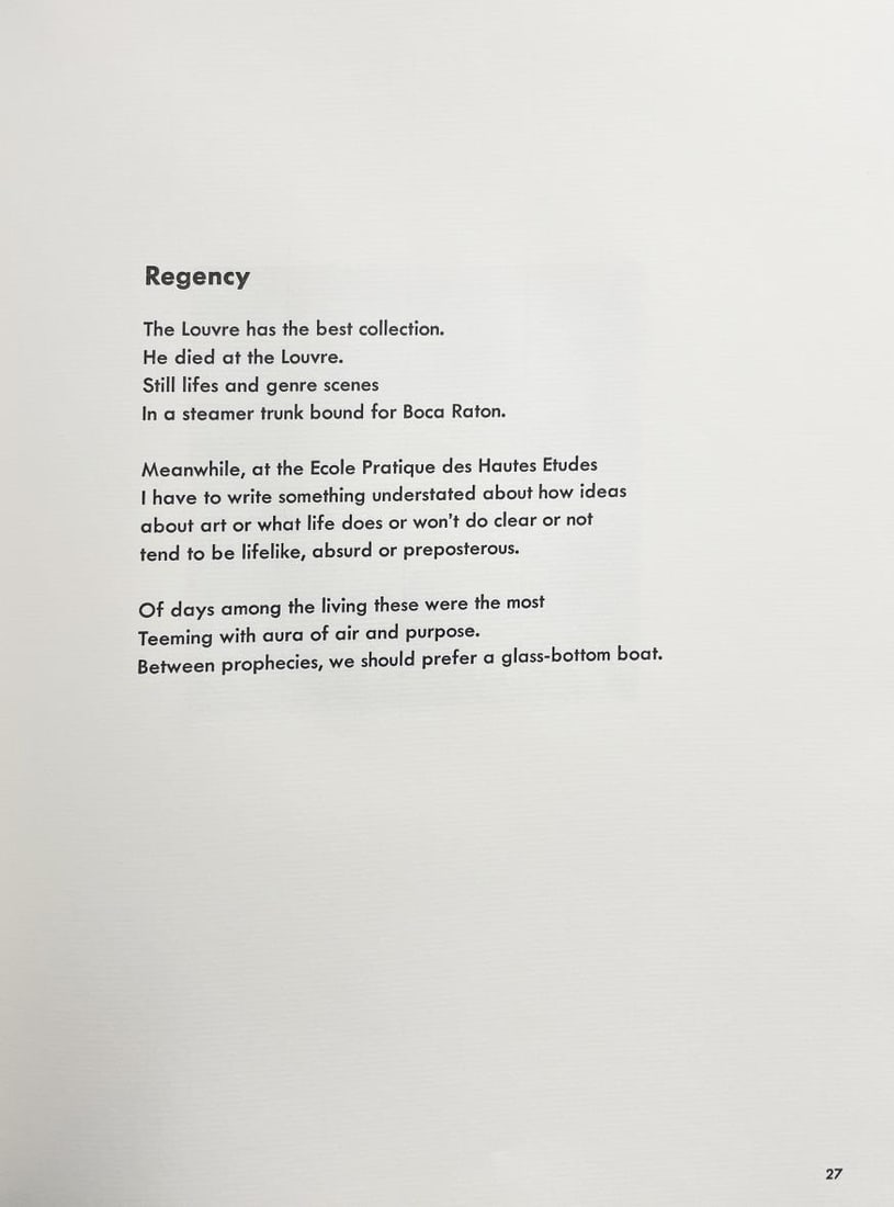 Alex Katz - Regency - 2