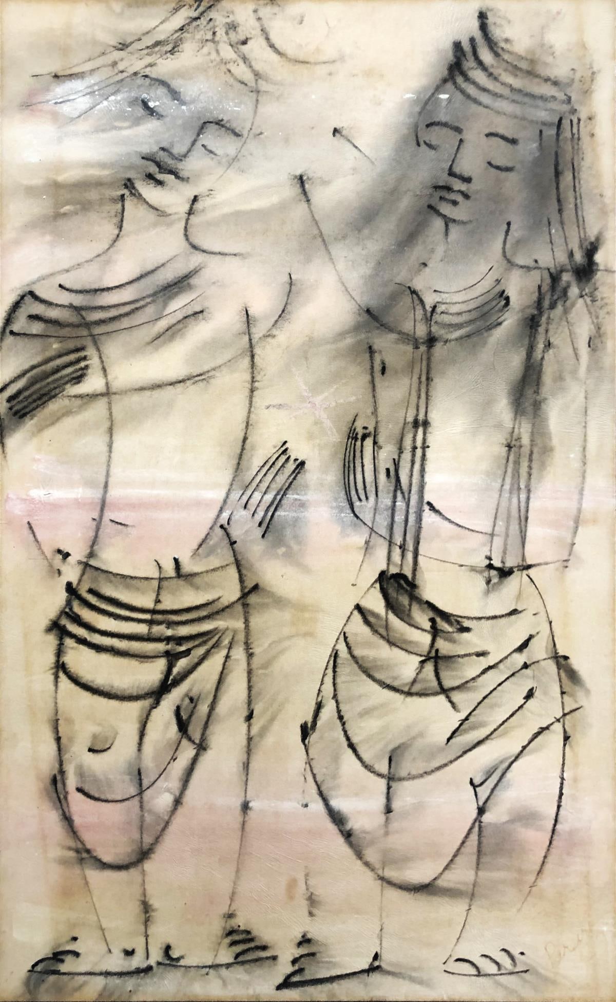 Irene Rice Pereira - Untitled (Two Women) (1 of 1)