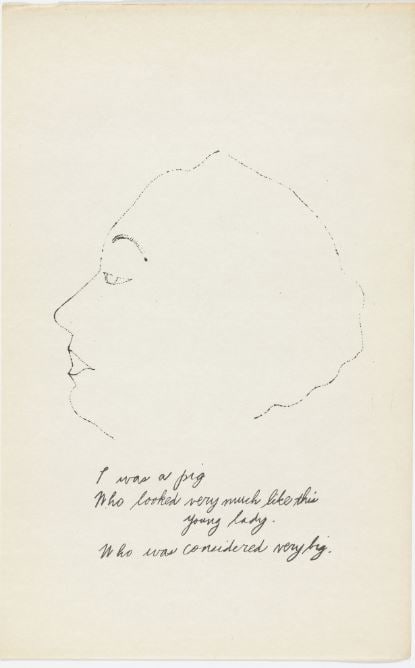 Andy Warhol - The Letter P: Artist: Andy Warhol Title: Untitled 11 Year: 1953 Dimensions: 9.5in. by 6in. Edition: From the rare limited edition of approx. 100 Publisher: Andy Warhol New Yo
