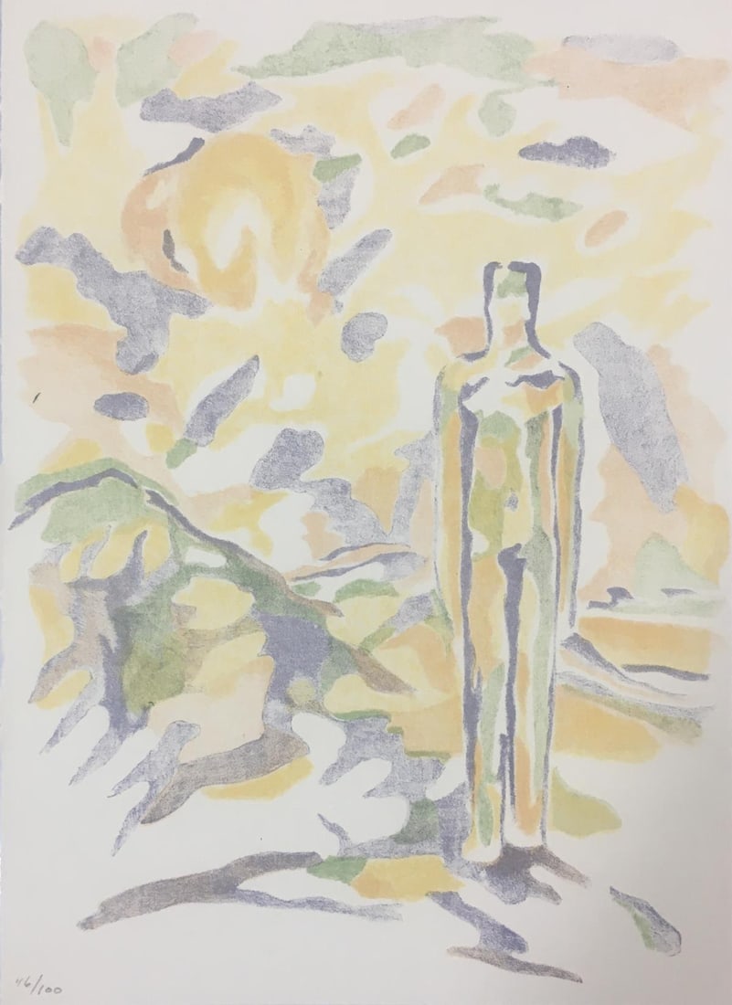 Yves Rouvre - Untitled: Artist: Yves Rouvre Title: Untitled Year: 1965 Dimensions: 9 7/8in. by 11 7/8in. Edition: Numbered from the rare limited edition Publisher: Verlag Gerd Hatje