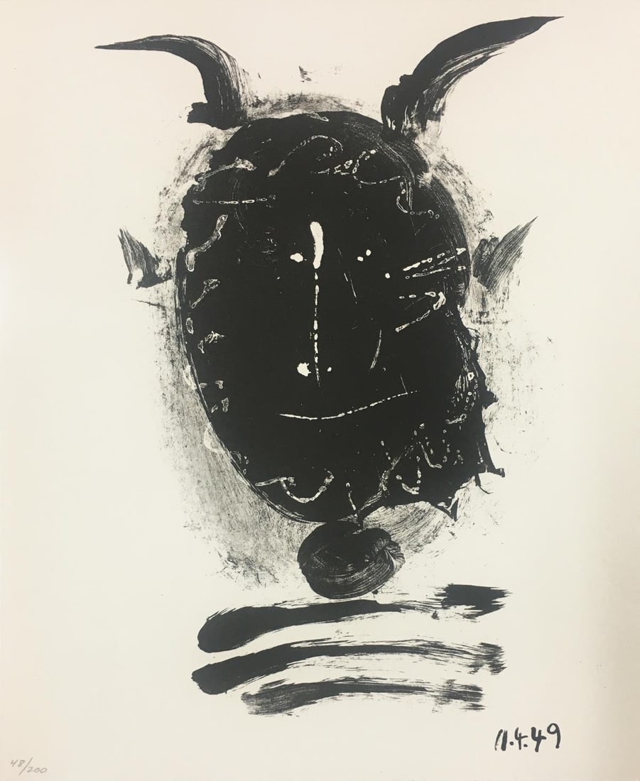 Pablo Picasso - Untitled II from Elegie D Ihpetonga: Artist: Pablo Picasso Title: Untitled II from Elegie D Ihpetonga Year: 1949 Dimensions: 12 3/4in. by 9 7/8in. Edition: Numbered from the Rare Limited Edition Publis