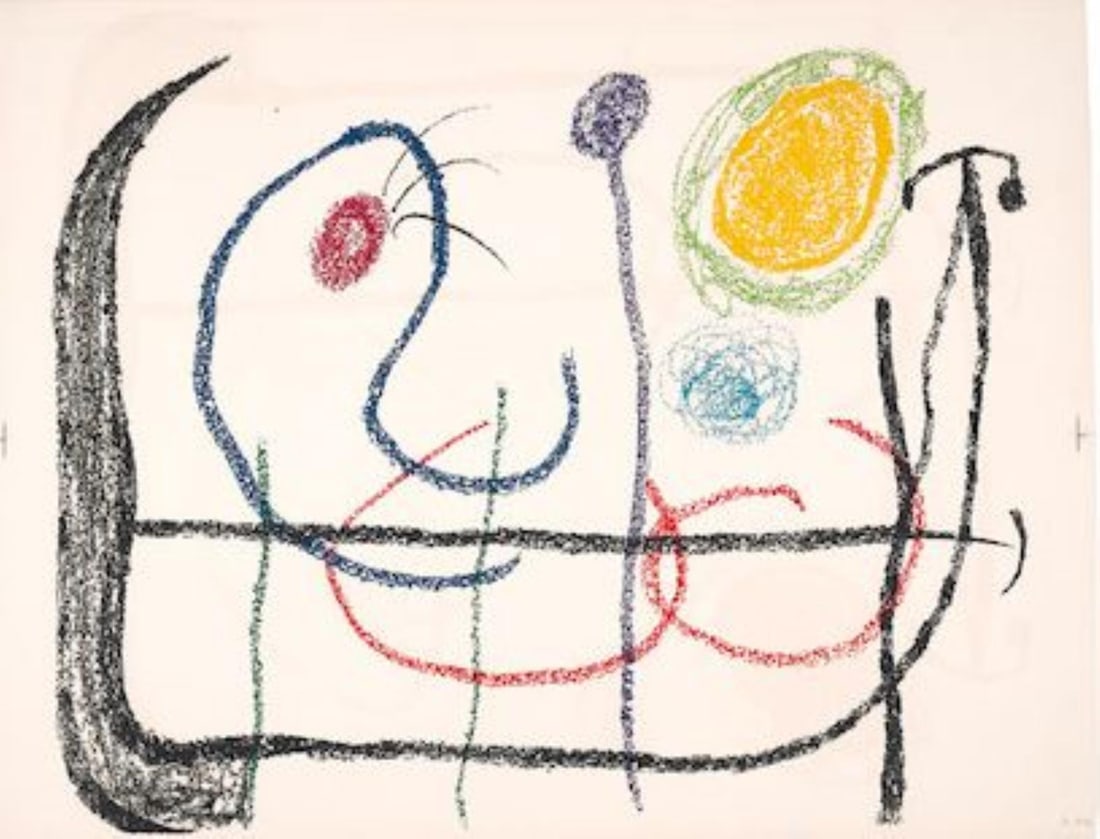 Joan Miro - Untitled I: Artist: Joan Miro Title: Untitled I Year: 1978 Dimensions: 20 5/8in. by 28in. Edition: From the rare limited edition of 75 Publisher: Maeght Mourlot