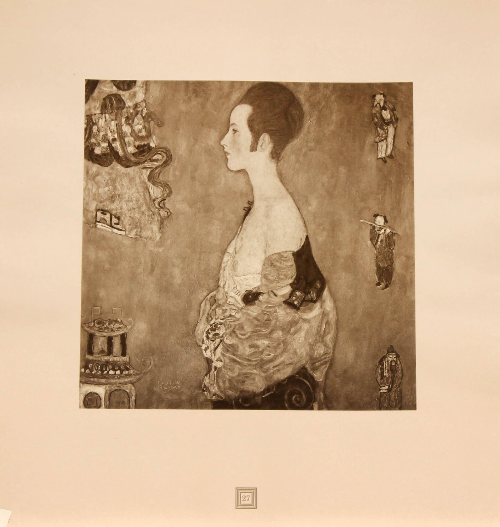 Gustav Klimt (After) - Madchen in Profile (1 of 1)