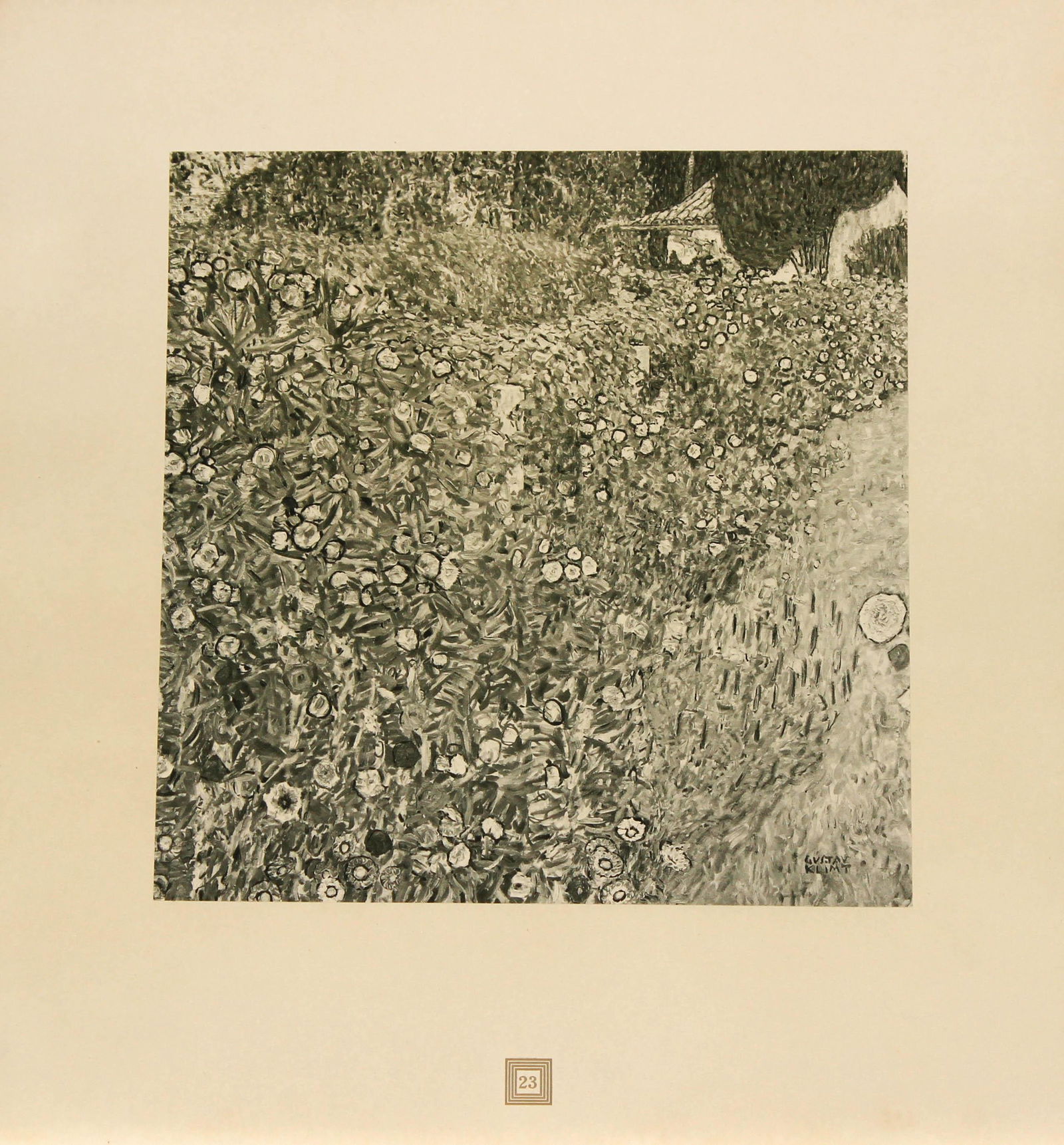 Gustav Klimt (After) - Italianische Landschaft: Artist: Gustav Klimt (After)Title: Italianische LandschaftYear: 1931Dimensions: 19in. by 18in.Edition: 108 from the limited edition of 500Publisher: Austrian State Printing Office Vienna
