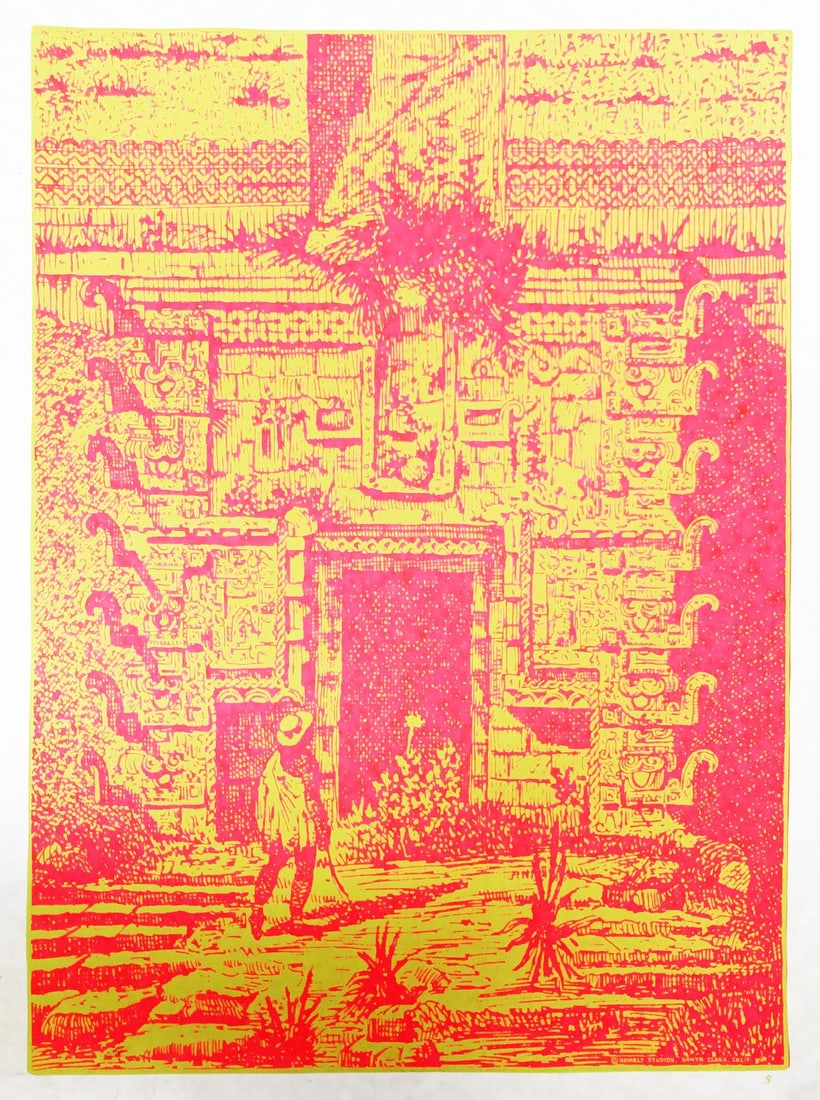 Hambly Studios - Vintage Black Light Poster: Artist: Hambly StudiosTitle: Vintage Black Light PosterYear: 1960sDimensions: 23.5in. by 18in.Edition: From the rare limited editionPublisher: Hambly Studios Santa ClaraMedium: Original Black Light