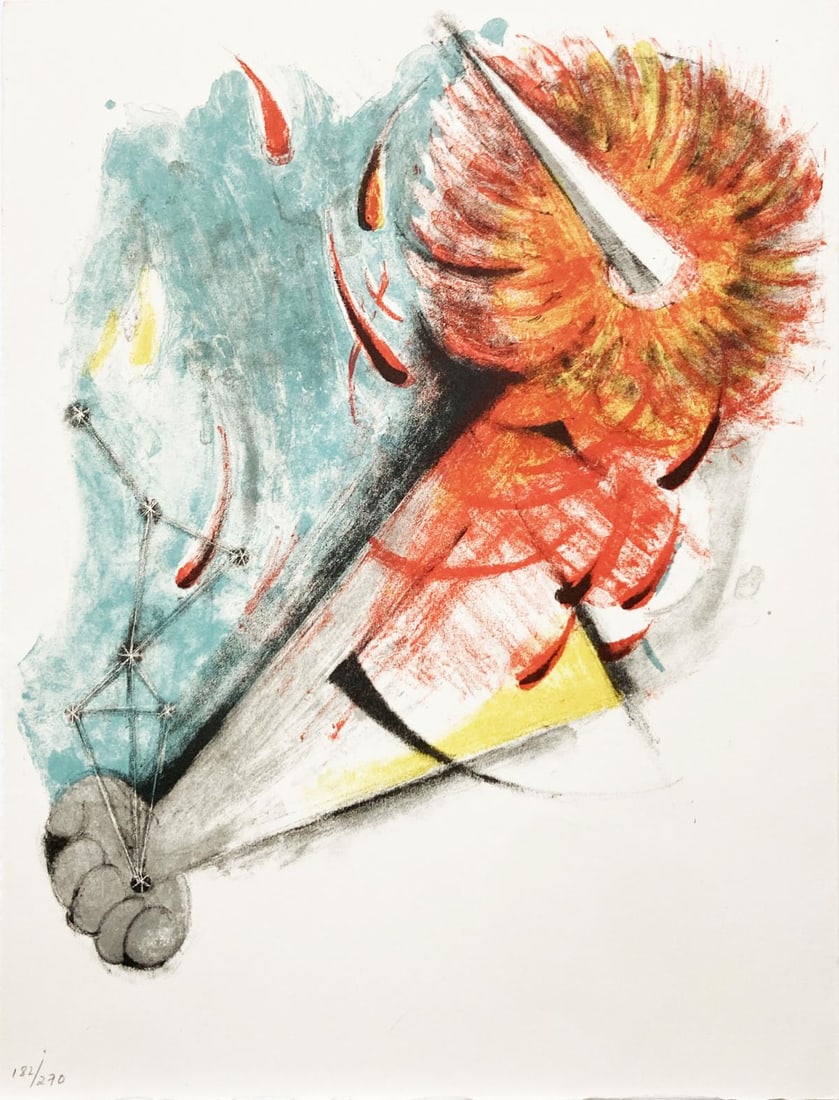 Rufino Tamayo - Apocalypse 12: Artist: Rufino Tamayo Title: Apocalypse 8 Year: 1959 Dimensions: 13in. by 10in. Edition: Numbered from the rare lmiited edition of 270 Publisher: Lub Interna