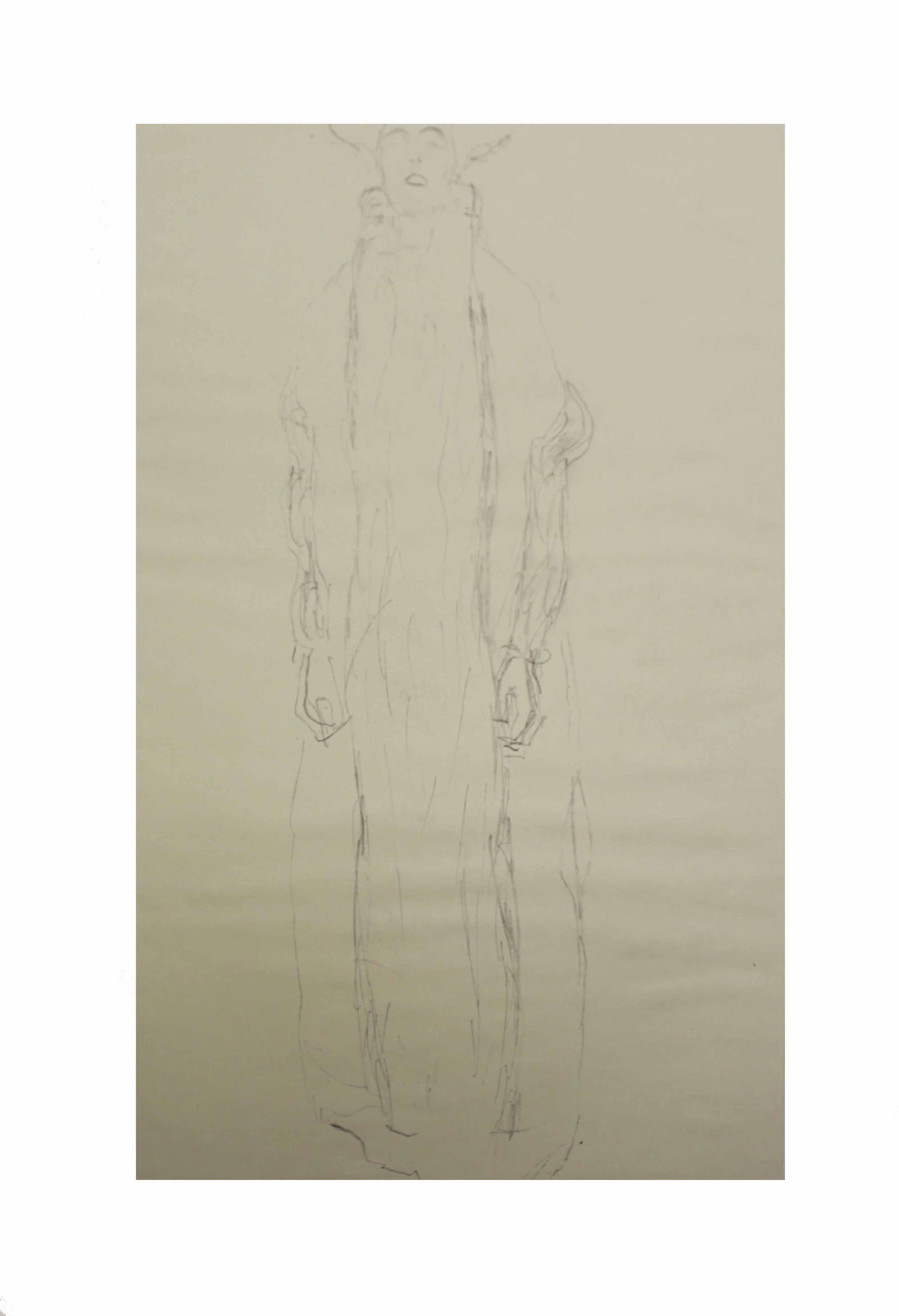 Gustav Klimt (After) - Untitled: Artist: Gustav Klimt (After)Title: UntitledYear: 1919Dimensions: 15in. by 22in.Edition: Number 410 from the rare limited edition of 500Publisher: Gilhofer & Ranschburg WienSuite: Funfundzwanzig