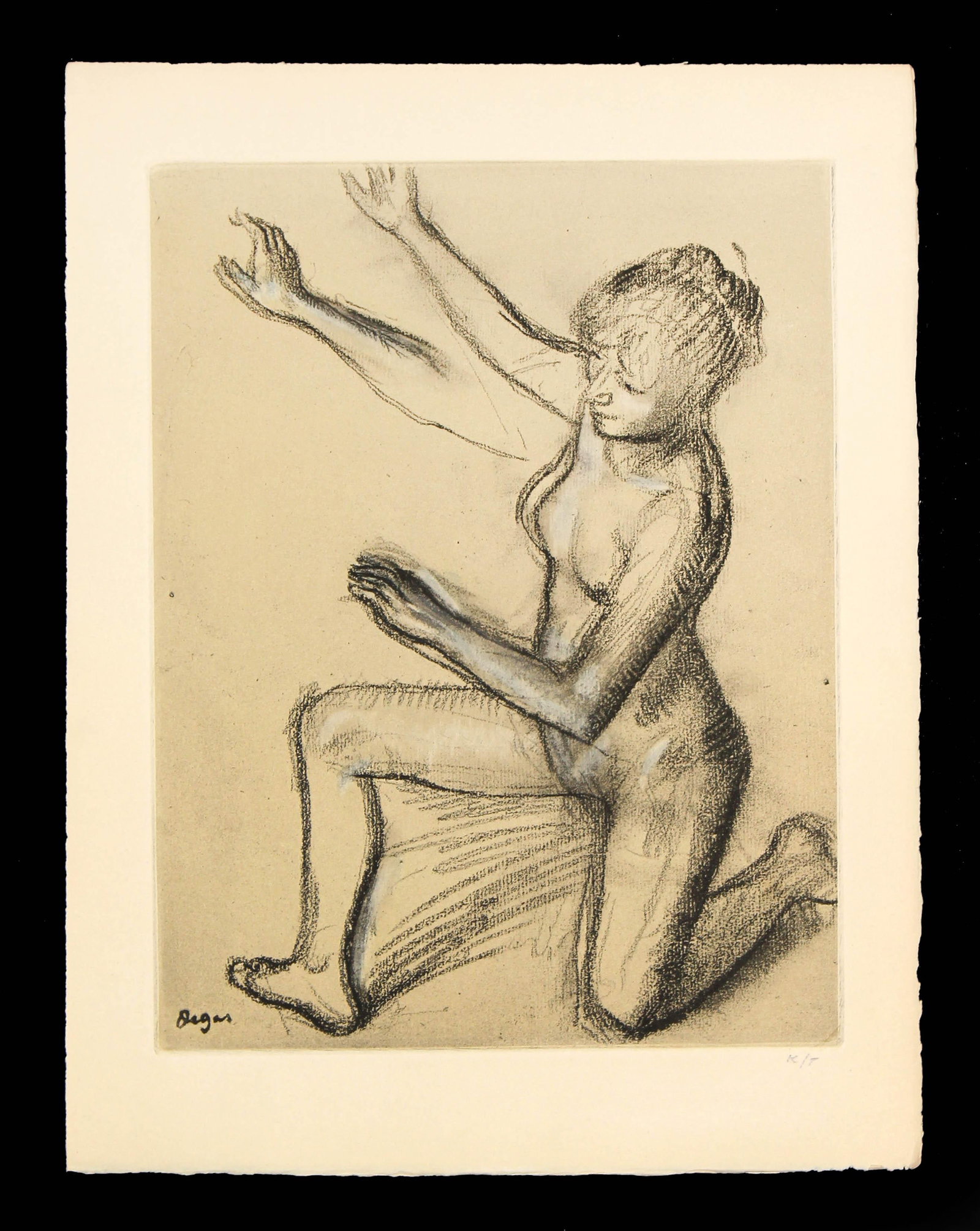 Edgar Degas - Ballerina from "Danse Dessin": Artist: Edgar DegasTitle: Ballerina from "Danse Dessin"Year: 1936Dimensions: 14in. by 10in.Edition: From the rare limited edition of 305Publisher: Ambroise Vollard Editeur; Paris 28 Rue de Martignac