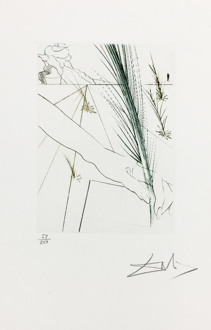 Salvador Dali - Loves Labors Lost: Artist: Salvador Dali Title: Loves Labors Lost Year: 1971 Dimensions: 17 5/8in. by 12 1/2in. Edition: Numbered from the Rare Limited Edition of 250 Publisher: T