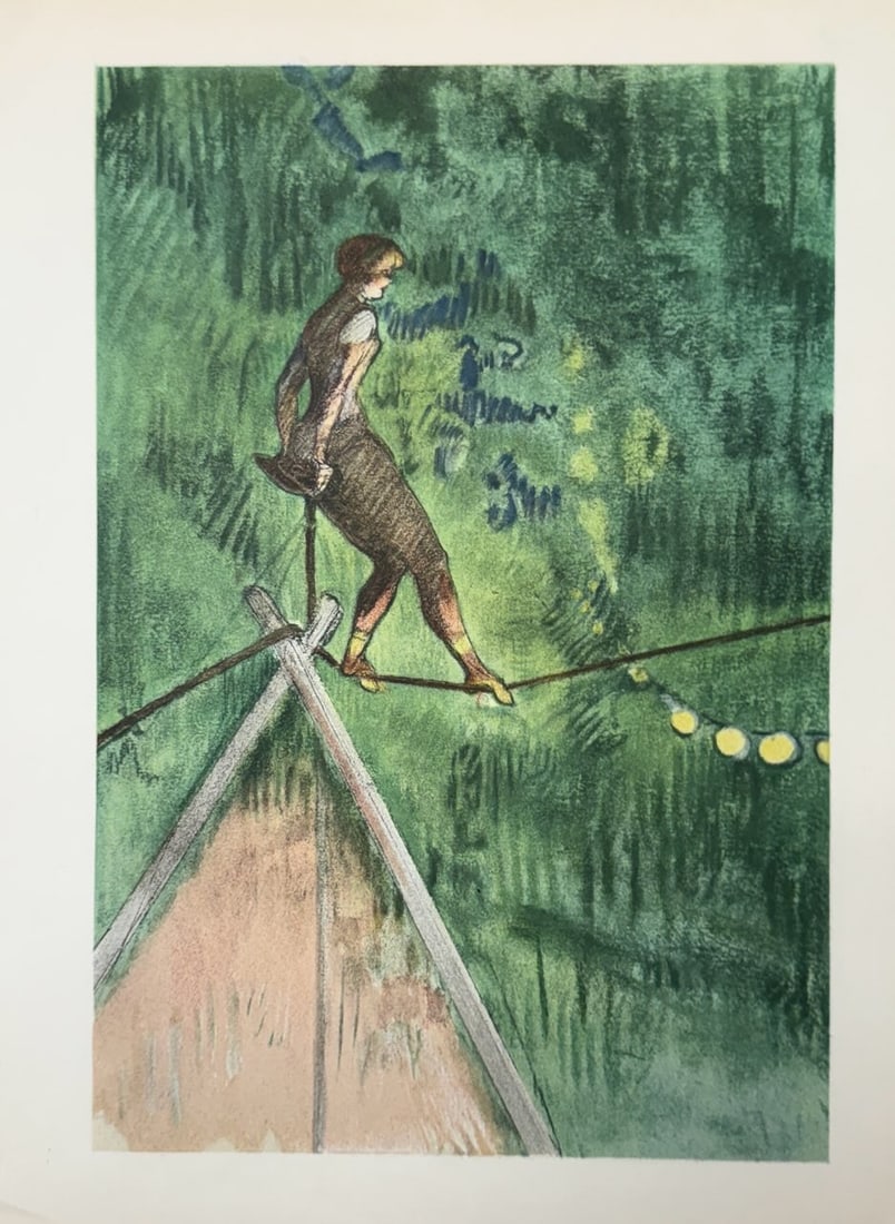 Henri de Toulouse-Lautrec (After) - Untitled Lithograph from ""The Circus"": Artist: Henri de Toulouse-Lautrec (After)Title: Untitled Lithograph from ""The Circus""Year: 1952Dimensions: 8 1/2 x 12 in.Edition: From the Edition of 1500Publisher: Andre Sauret, Mourlot