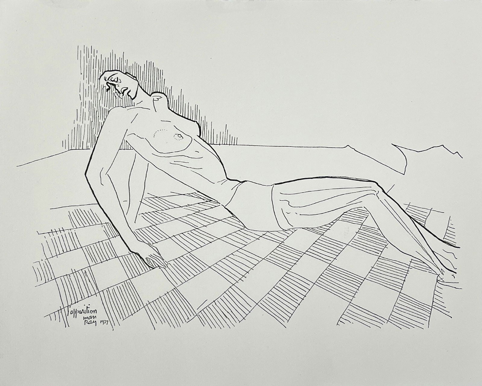 Man Ray - Untitled II: Artist: Man Ray Title: Untitled II Year: 1937 Dimensions: 11 x 8 3/4 in. Edition: From the Rare Limited Edition Publisher: Jean Bucher Paris Suite:</