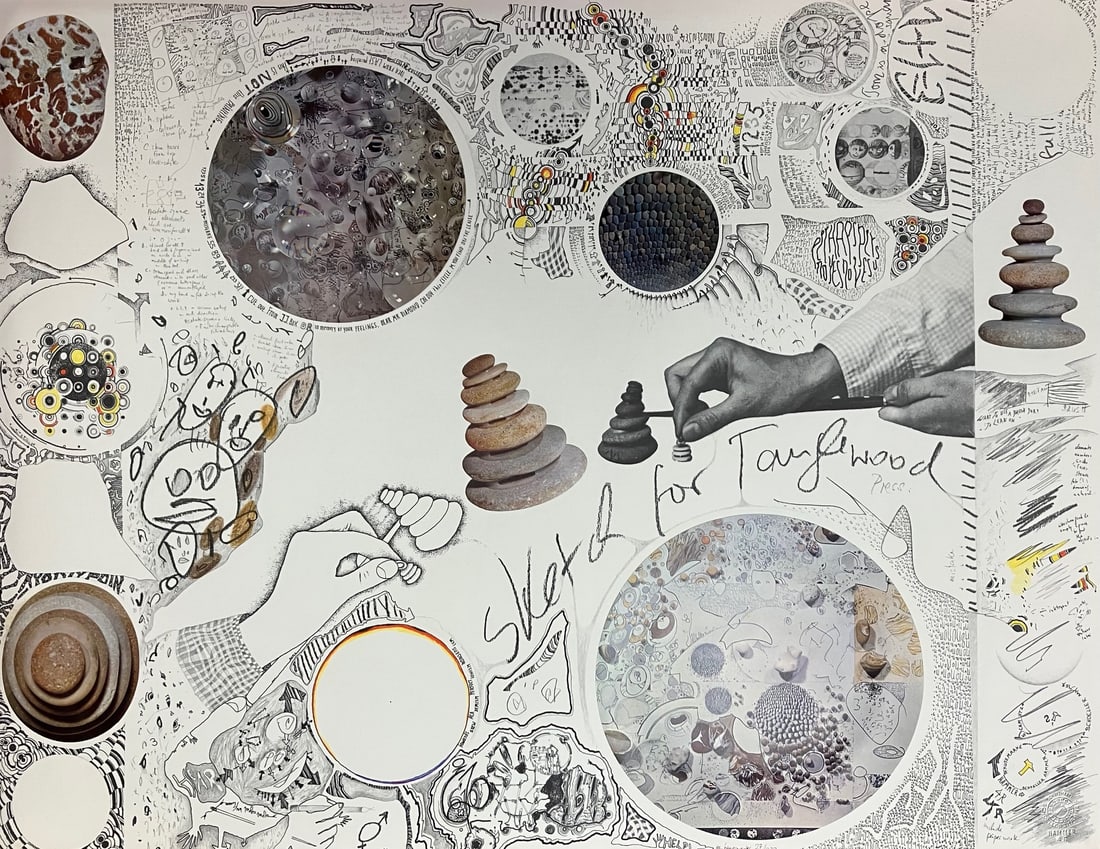 Eleanor Meyer - Sketch for Tanglewood Press: Artist: Eleanor Meyer Title: Sketch for Tanglewood Press Year: 1965 Dimensions: 22 x 17 in. Edition: From the rare limited edition of 225 Suite: New York Intern