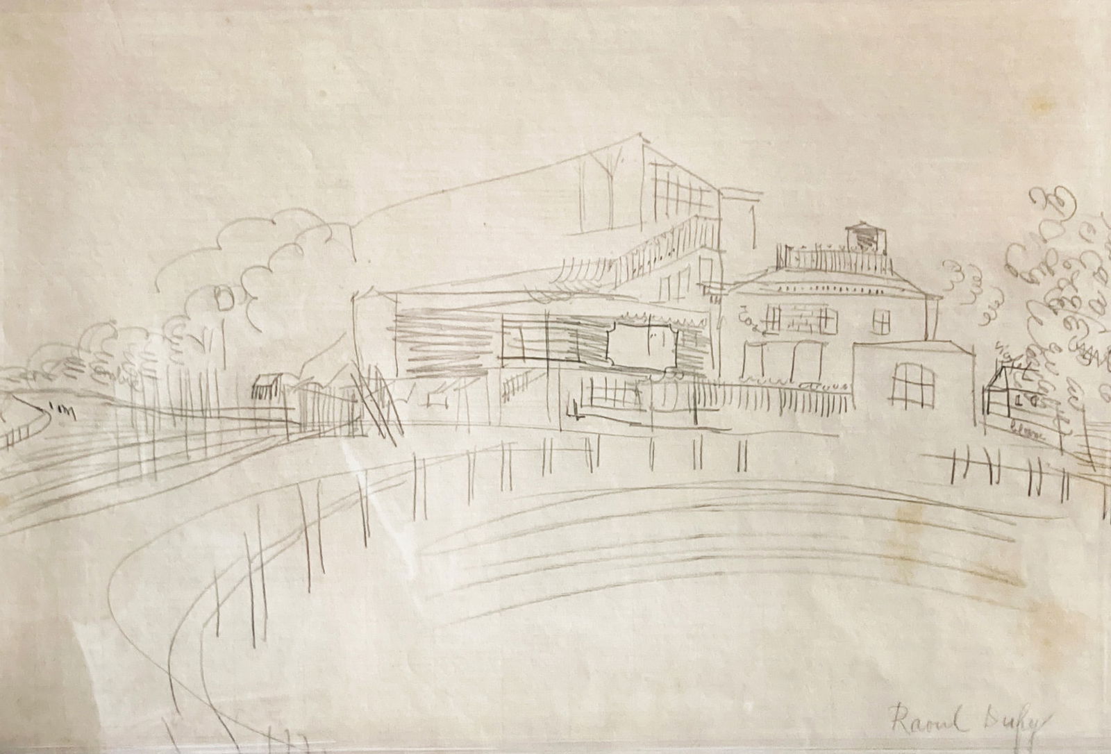 Raoul Duffy - Unique Graphite Drawing (1 of 1)