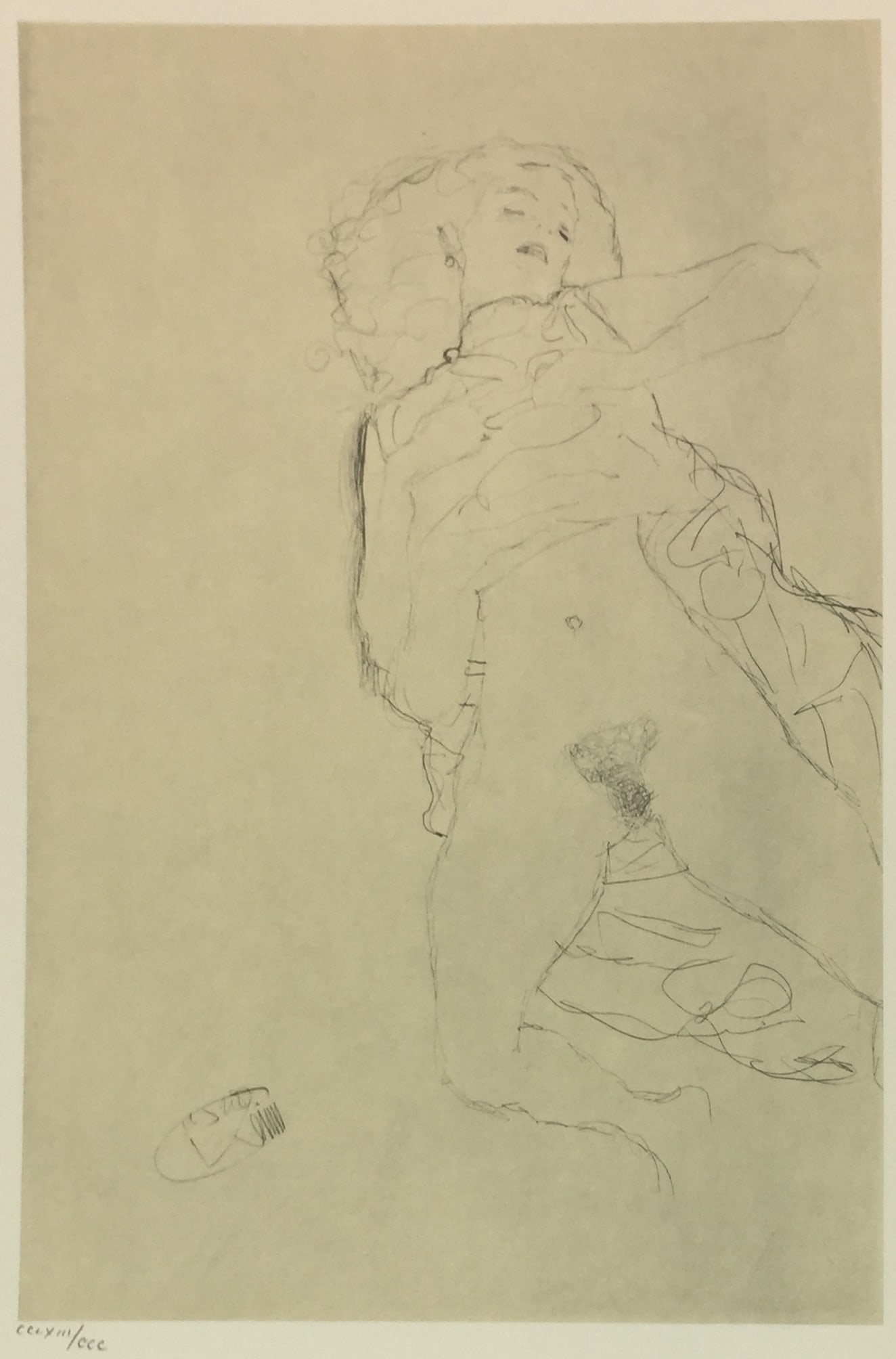 Gustav Klimt (After) - Study for the Bride: Artist: Gustav Klimt (After) Title: Study for the Bride Year: 1980 Dimensions: 16in. by 12in. Edition: From the Rare Limited Edition of CCC Publisher: Mazzotta<