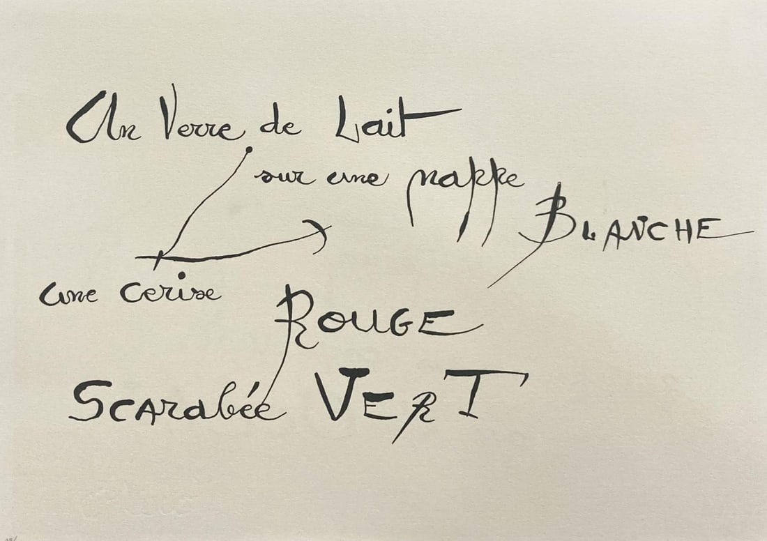 Joan Miro - Le Lezard aux Plumes d'Ord 20: Artist: Joan Miro Title: Le Lezard aux Plumes d'Ord 20 Year: 1971 Dimensions: 16in. by 21in. Edition: From the limited edition of 150 Publisher: Louis Broder