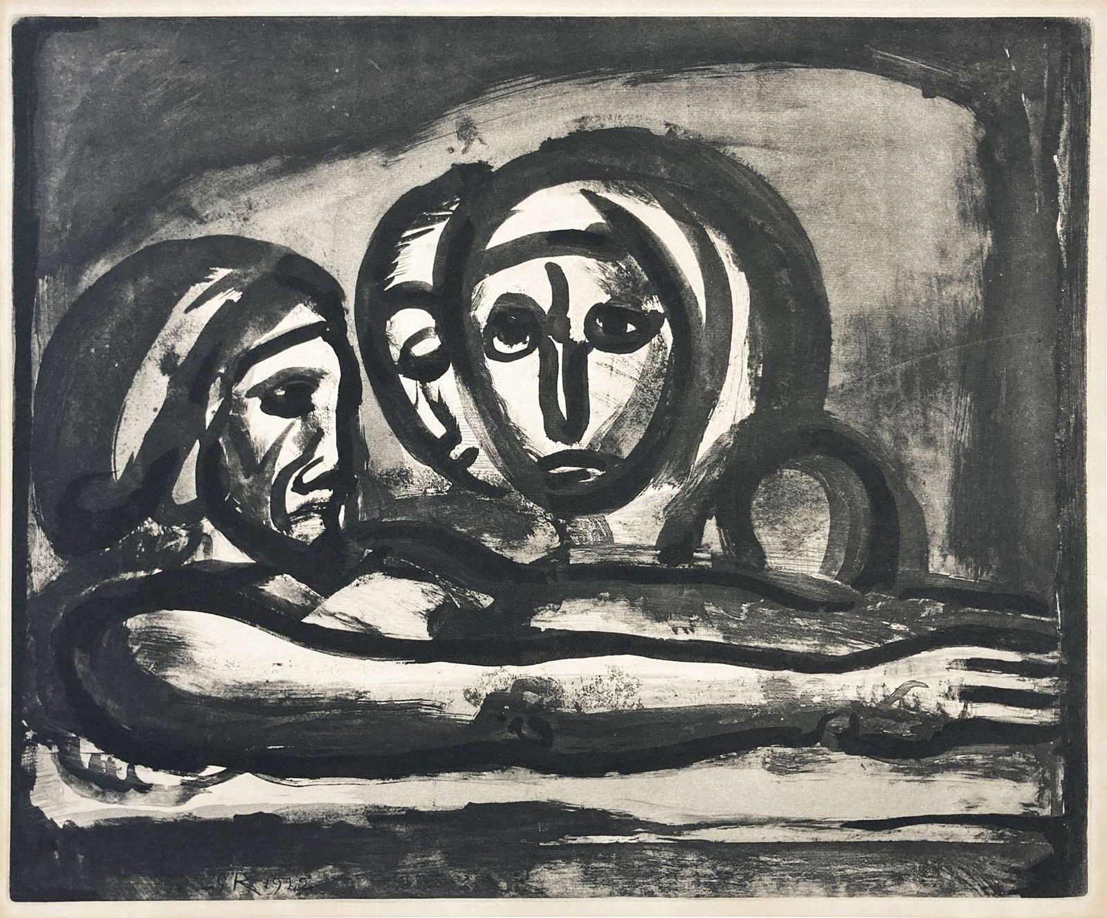Georges Rouault - Au Presser Le Raisin Fut Foule Plate (1 of 1)