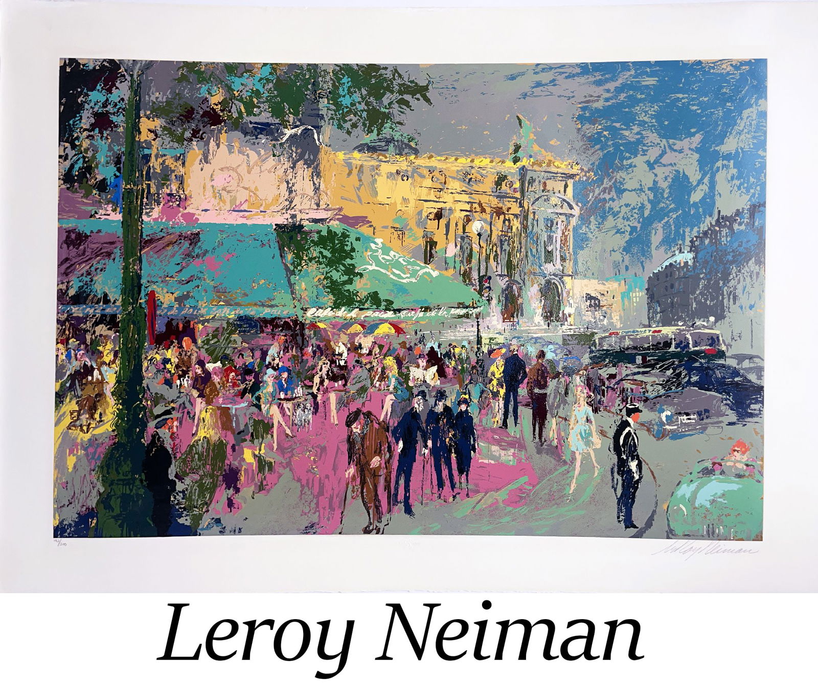 Leroy Neiman - Cafe de la Paix (1 of 1)