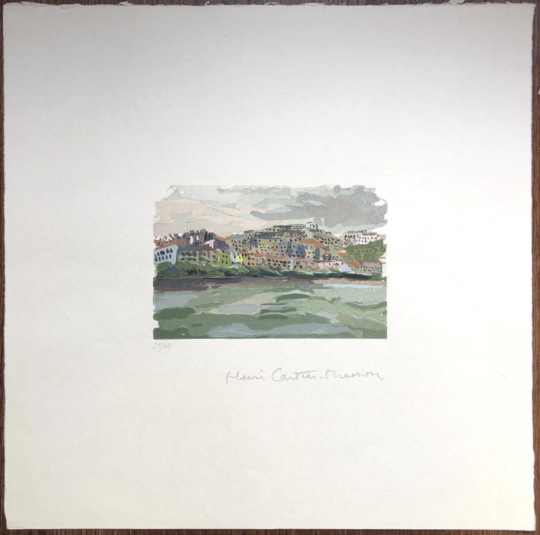 Henri Cartier-Bresson - Vowels I: Artist: Henri Cartier-BressonTitle: Vowels IYear: 1996Dimensions: 18in. by 18in.Edition: Numbered 29 From the rare limited editon of 60Publisher: Limited Editions Club New YorkSuite: VowelsMedium: