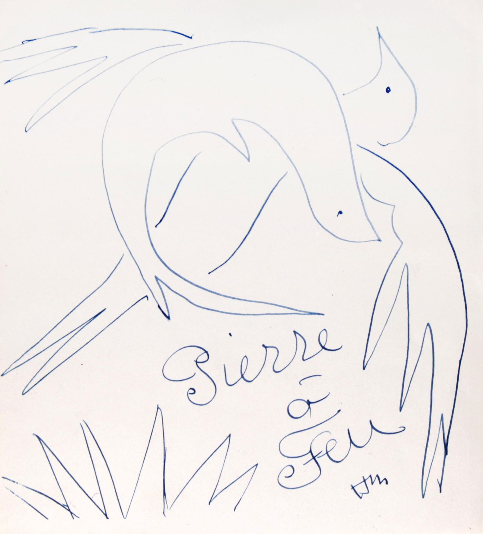 Henri Matisse - Pierre a Feu: Artist: Henri MatisseTitle: Pierre a FeuYear: 1947Dimensions: 9 1/4 x 8 in.Edition: From the rare limited edition of 950Publisher: Maeght, ParisSuite: Pierre a FeuMedium: Original lithograph on