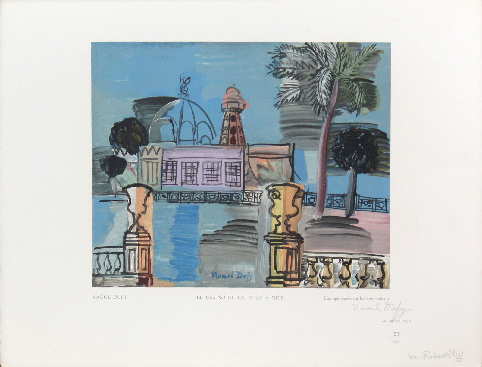 Raoul Dufy (After) - Le Casino de la Jetee a Nice (1 of 4)
