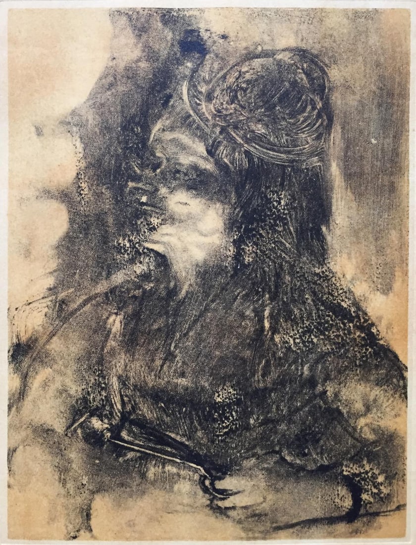 Edgar Degas (After) - Les Ciseaux: Artist: Edgar Degas (After)Title: Les CiseauxYear: 1948Dimensions: 9in. by 12 1/4in.Edition: From the Rare Limited Edition of 500Publisher: Quatre Chemins Editart Paris Shoman Art Company New