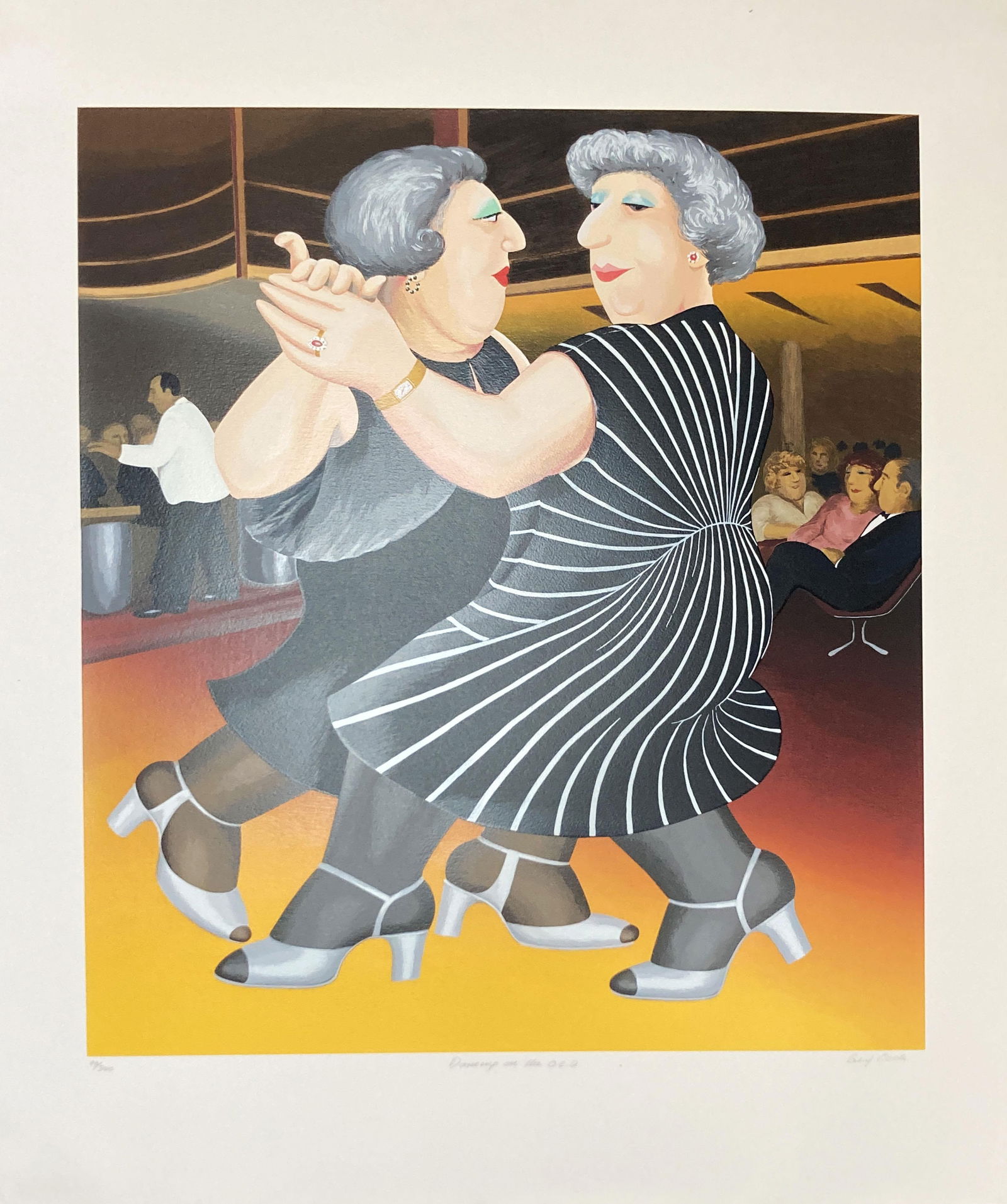 Beryl Cook - Dancing On the QE 2 (1 of 1)