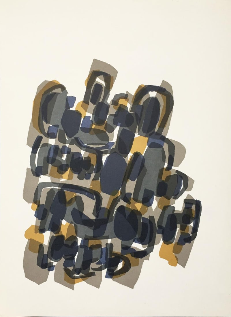 Raoul Ubac - Unititled from Derriere le Miroir No. 119: Artist: Raoul UbacTitle: Unititled from Derriere le Miroir No. 119Year: 1960Dimensions: 11in. by 15in.Edition: From the Rare Limited EditionPublisher: Maeght ParisSuite: Derriere le Miroir No.