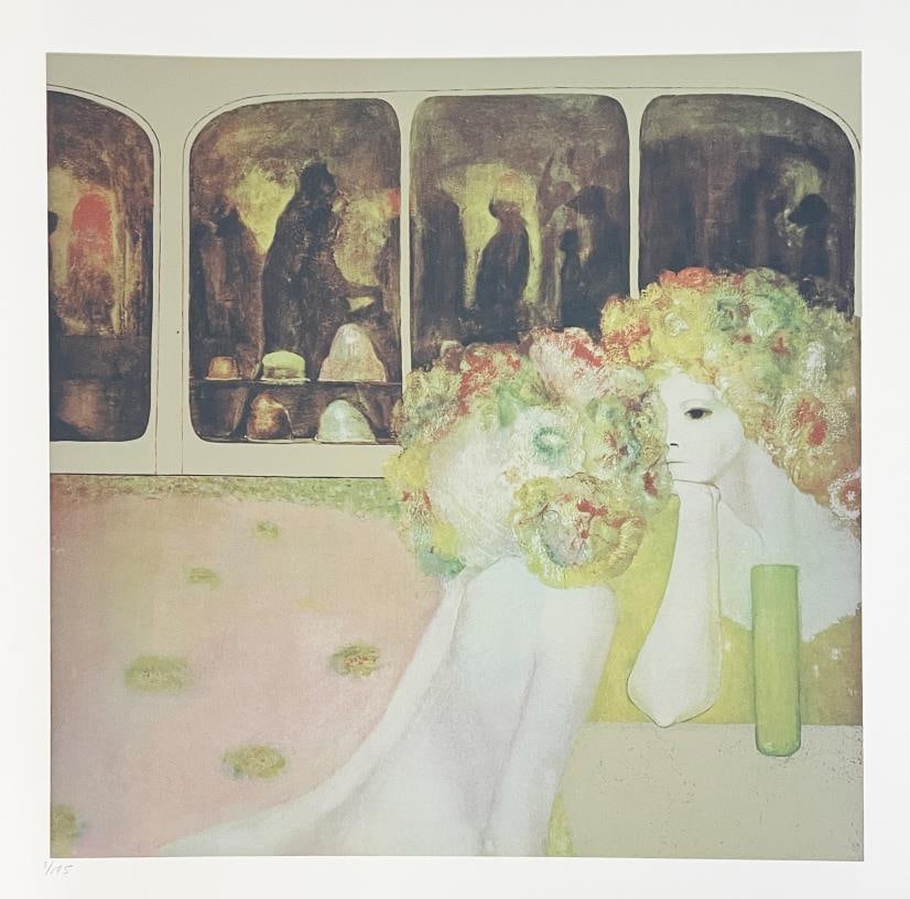 Leonor Fini - Lecon do Aristys: Artist: Leonor Fini Title: Lecon do Aristys Year: 1976 Dimensions: 26 3/4in. by 20 1/2in. Edition: From the rare limited edition of 175 Publisher: Editions Du T