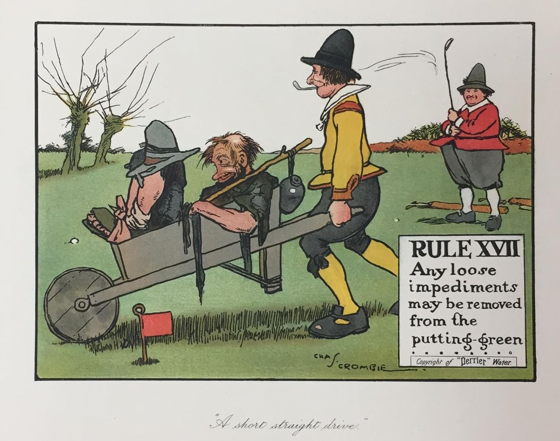 Chas Crombie - The Rules of Golf XVII (1 of 1)