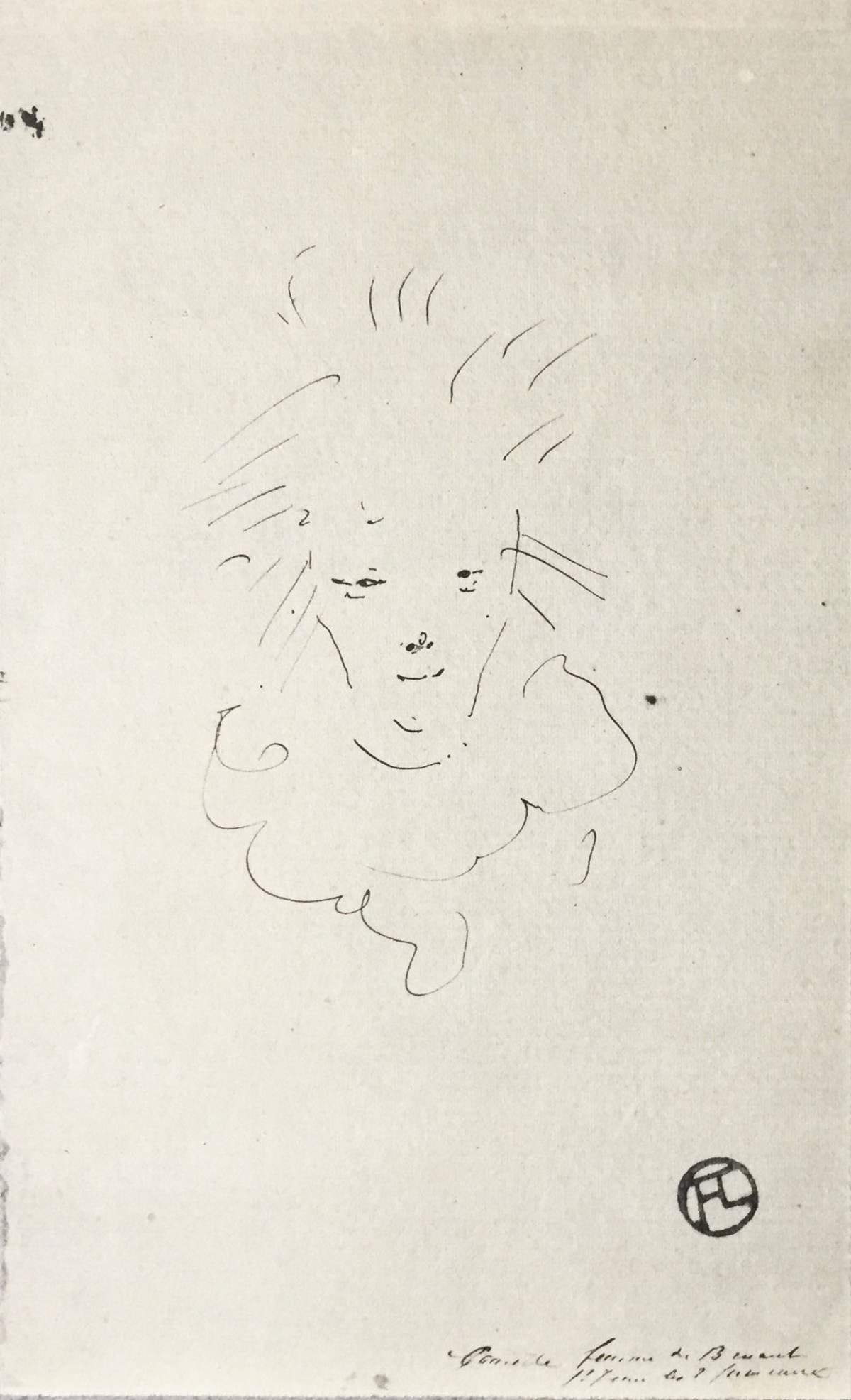 Henri Toulouse-Lautrec (After) - Untitled I from 70: Artist: Henri Toulouse-Lautrec (After)Title: Untitled I from 70 Dessins de Toulouse-LautrecYear: 1930Dimensions: 12in. by 17in.Edition: V from the rare limited edition of XPublisher: Chez Hellee et