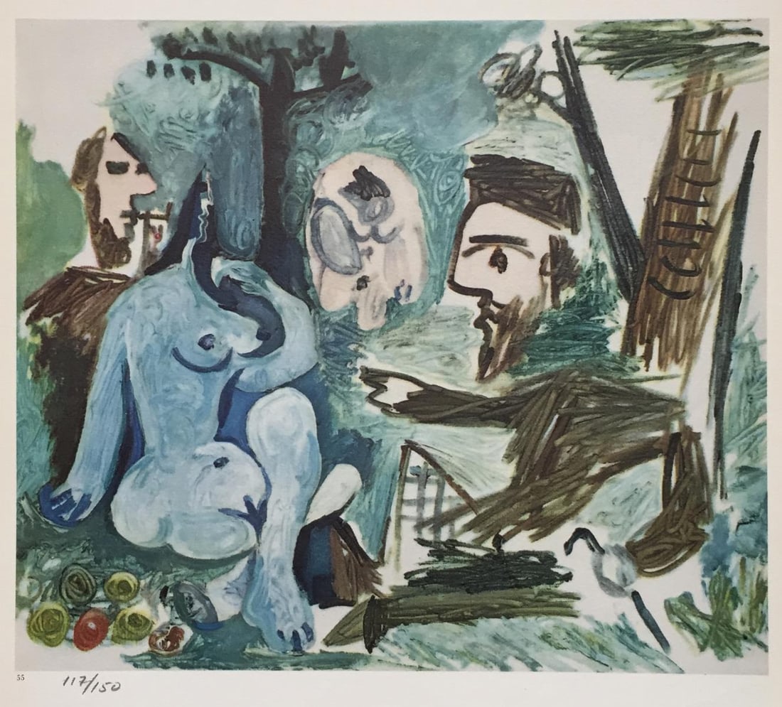 Pablo Picasso (After) - Plate 55 from "Les Dejeuneres" (1 of 1)